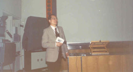 1991年5月刘鋋在巴塞尔大学讲课